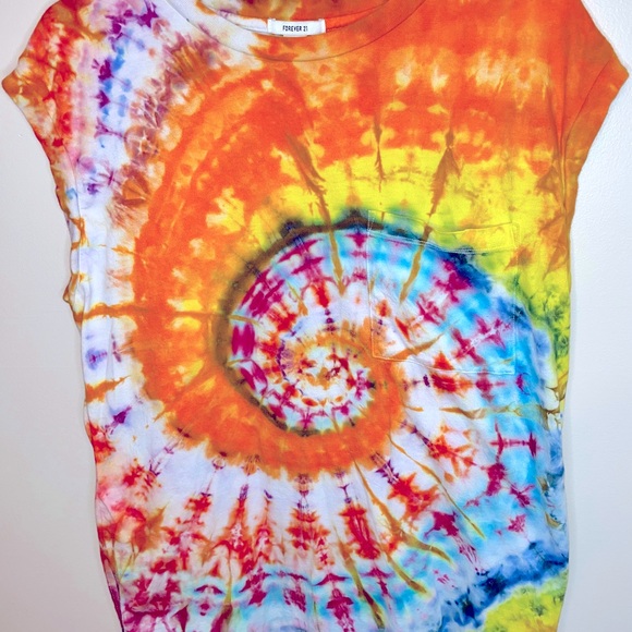 Custom Ice Dye Tie Dye Tank Top Size L - Picture 3 of 8